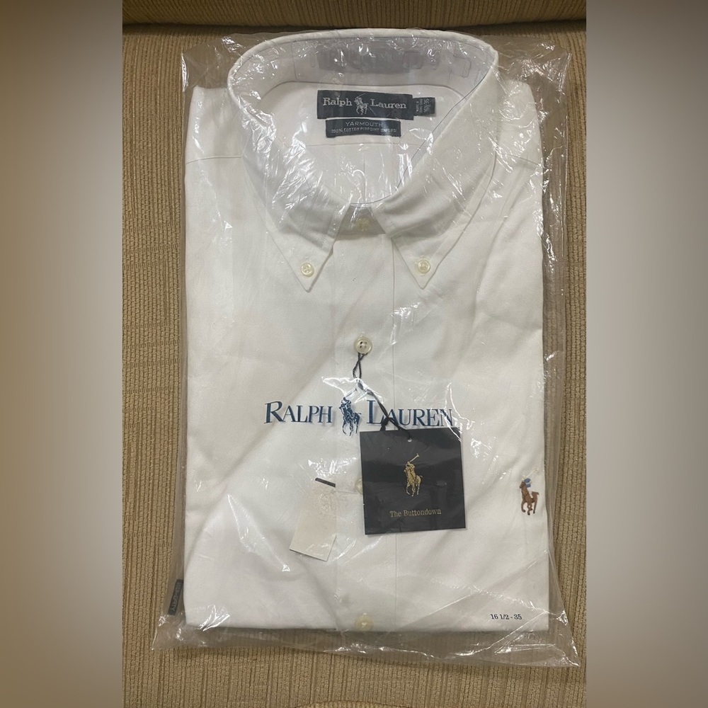 Ralph Lauren Yarmouth dress white shirt.